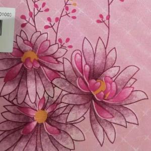 Quality W2.1m Polyester Mattress Fabric , 75g/M2 Floral Quilting Fabric wholesale