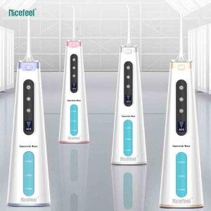 Quality Whitening Teeth Portable Dental Flosser 1600mah Battery With Superoxide Water wholesale