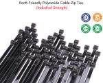 4 Inch Color Plastic Cable Ties 2.5x100mm, Premium Nylon 66 Zip Tie Strap with