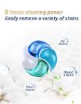 4 In 1 Laundry Capsules Washing Pod Liquid Gel Laundry Detergent Pods Fruity