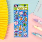 Foamed Leather Foam Animal Stickers Early Education 3d Bubble Stickers