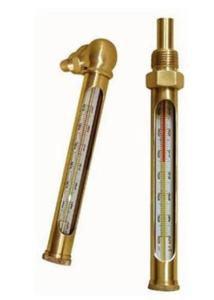 Quality V - Shape Glass Thermometer Angle Type For Industrial Boat Ship wholesale