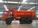 U Shape Rigid Dump Truck , Single Side Cab 50 - 60 Ton Heavy Dump Truck