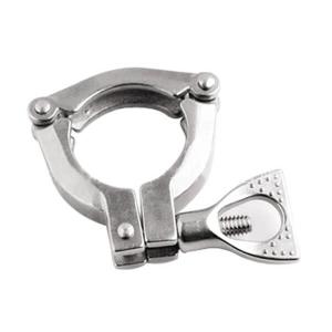 Quality Safety Sanitary Tri Clamp Fittings Three Pieces Connectors Tri Clamp With Triple Leak Proof wholesale