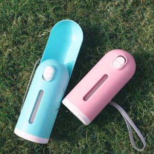 Quality Foldable Dog Water Bottle Dispenser Pink Blue wholesale