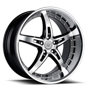 Quality 2-piece forged wheels 22 inch deep lip 4*4 6x139.7 For Land Cruiser Prado Big Lip wholesale