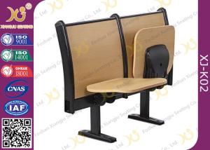 Quality Cold Roll Steel Book Holder College Classroom Furniture With Writing Desk wholesale