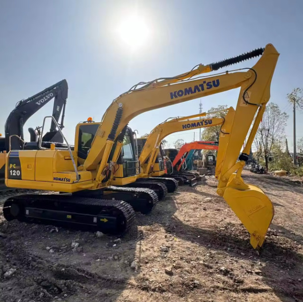 Good Condition Komatsu Pc120 Crawler Used Mini Excavator 12 Ton PC120-6 Hydraulic Excavators Ai