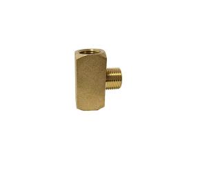 Quality lead free Brass T Fitting 1/4NPT Male * 1/4NP Male * 1/4NPT Female wholesale