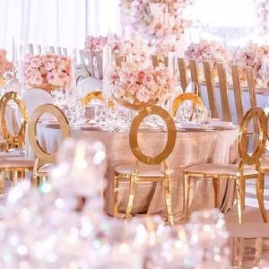 Quality Scratching Proof Luxury Wedding Dining Chair Large Event Dining Chair wholesale