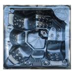 5 Person Luxury Durable Hot Tub Outdoor living Hydro Massage Spa Tub With