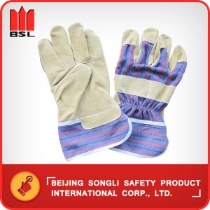 Quality SLG-88PBSA Pig split leather working safety gloves wholesale