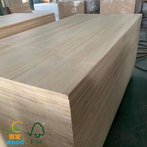 Quality Paulownia Tomentosa Timber Wood Natural Or Bleached 3mm-50mm Thickness wholesale
