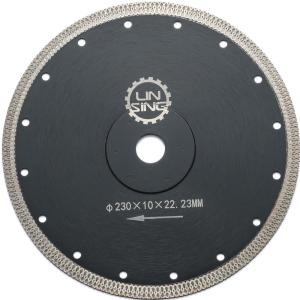 Quality LINSING Diamond Tools Turbo Saw Blade for Stone Cutting Ceramic Diamond Cutting Disc wholesale