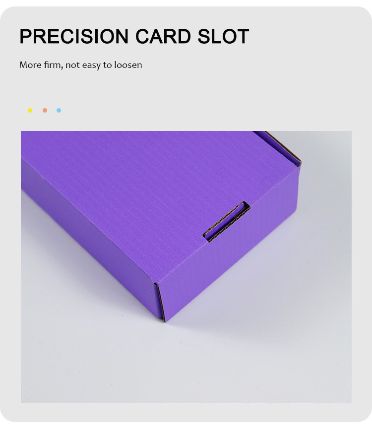 Color Airplane Box Purple Can Be Printed Packing Special Wear Armor Special