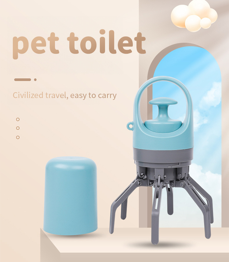 OEM ODM Dog Pooper Scooper Sustainable Plastic Blue Dog Poop Cleaner