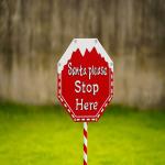 Outdoor Metal Christmas Decoration Handcrafted Christmas Sign Ornaments Standing