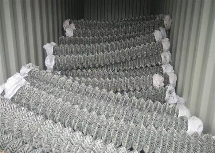 Hot Dipped Galvanized Chain Link Privacy Fabric For Commercial And Residential