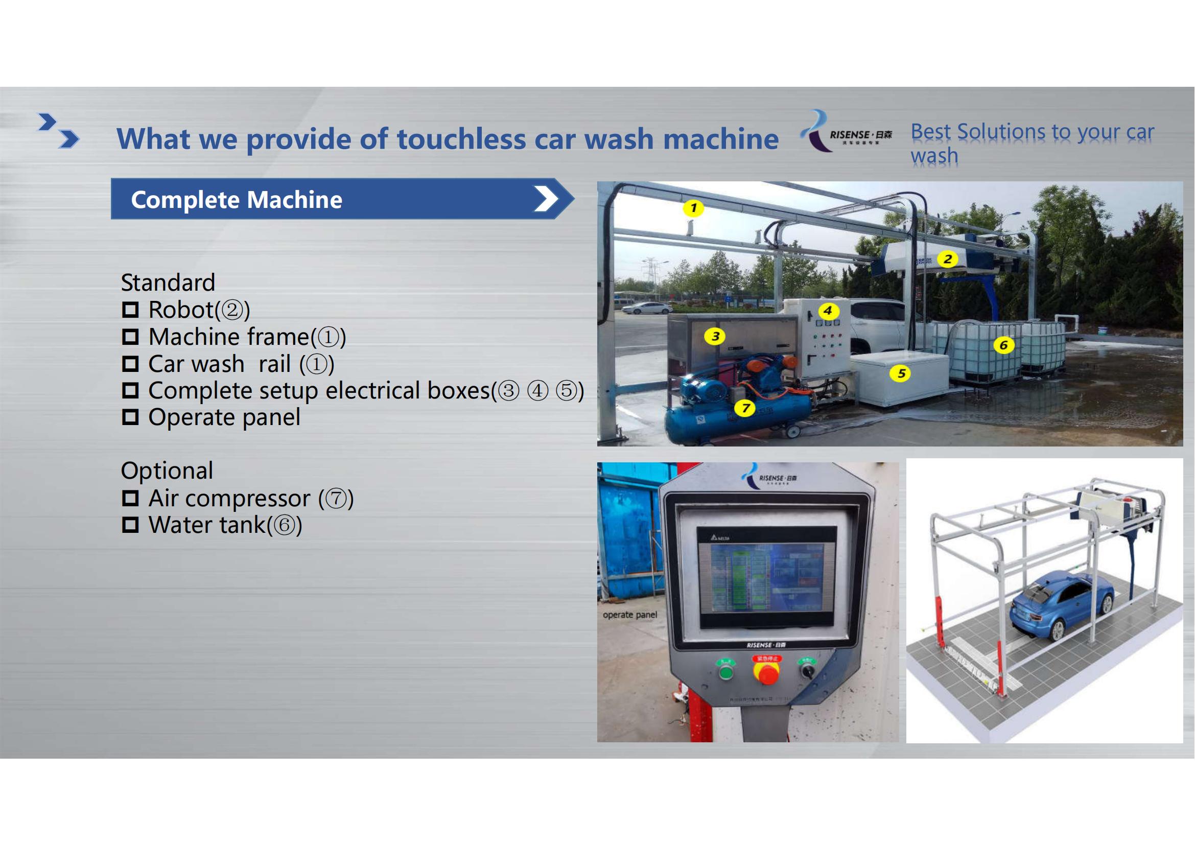 HP261 Touchless Car Washer Fault Self-Testing Machine Dimension L*W*H 3300*1100*1000