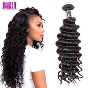 Quality Pre Plucked Human Hair Weave Deep Wave 4x4 Lace Closure With Baby Hair wholesale