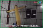 Inflatable Wind Dancer Yellow Mini Inflatable Air Dancer For Advertising With