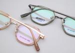 Modern Metals Eyeglasses Refinement Facile Mens Ladies Metal Glasses Frames