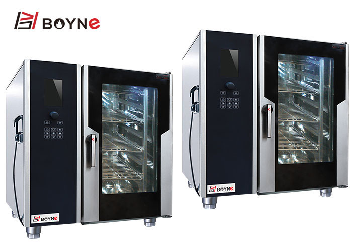 10 Trays Combi Oven With Boiler 380v Electric Digital Controller