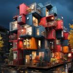 Easy Assemble Prefabricated Detachable Container House with Light Steel