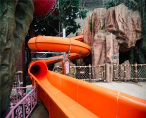 Quality Customized Color Family giant Boomerang Waterslide FRP Fiberglass wholesale