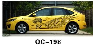 Quality Custom UV offset printing Waterproof Car Body Sticker QC-198J wholesale