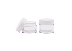Quality 50g PETG Plastic Empty Face Cream Containers Screw Neck wholesale