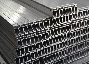 Quality Silver Industrial Standard Aluminum Extrusion Profiles Mill Finish Custom Length wholesale