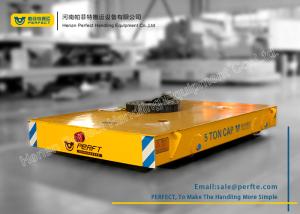 Quality Armored Line Powered Workshop Rail Transfer Cart / Industrial Material Handling Carts wholesale