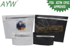 Quality Zipper Aluminum Mylar Foil Bags , Child Proof Packaging Pouches For Baby Proofing wholesale