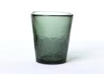 Hand Pressed 95mm Colored Glass Candle Holder With Customized Logo