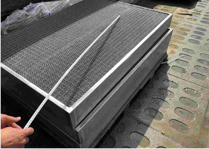 316L Stainless Steel Demister Pad / Rope Mesh For Gas Liquid Separation
