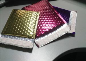 Quality 4 Layers Rose Gold Bubble Mailers , 380x330 #B4 Metallic Glamour Mailers wholesale