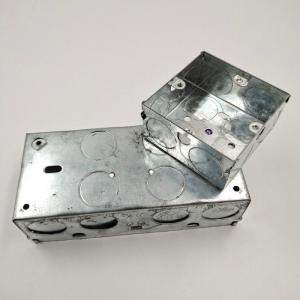 Quality BS Standard Switch Socket Box IP65 Galvanized Steel 3X6 3X3 wholesale