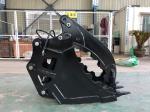 Heavy Duty Excavator Thumb Bucket Pin On Type With Reinforcement Plate