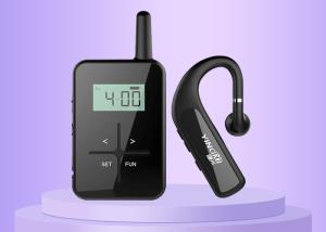 Quality Black Audio Guide System Universal 860 - 870 MHz Frequency Band wholesale