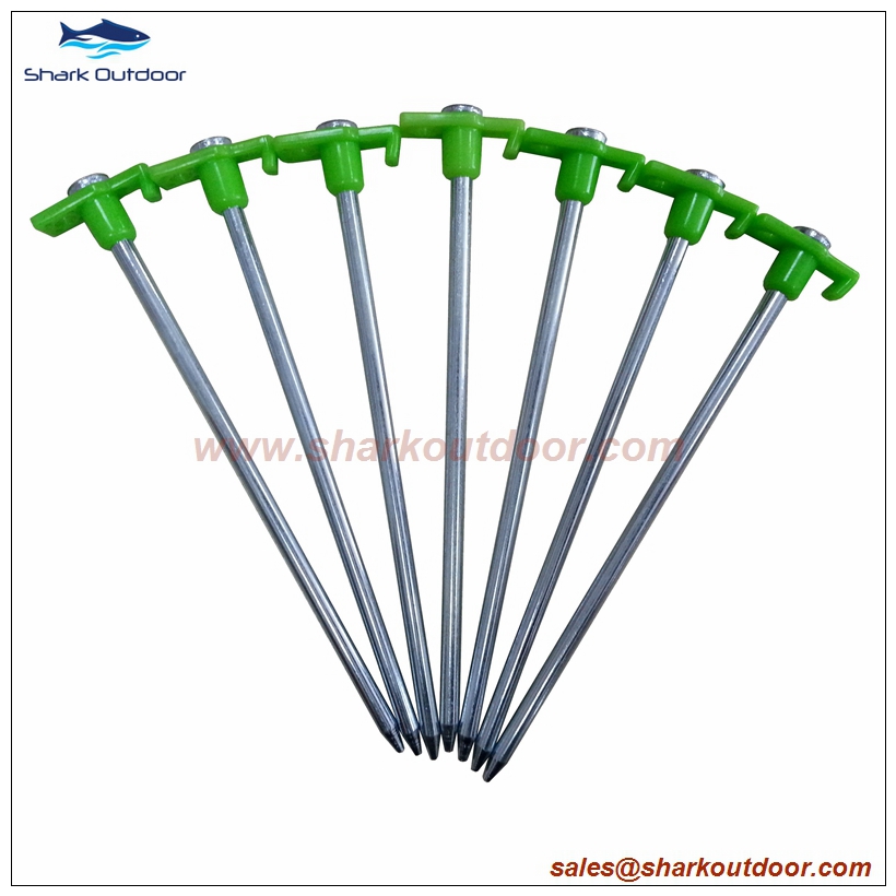 Heavy duty steel tent peg tent stake