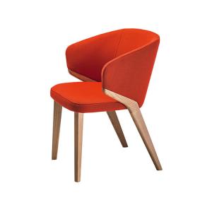 Quality Modern Solid Ash Wood Frame Accent Chair Linen Fabric Nora Armchair wholesale