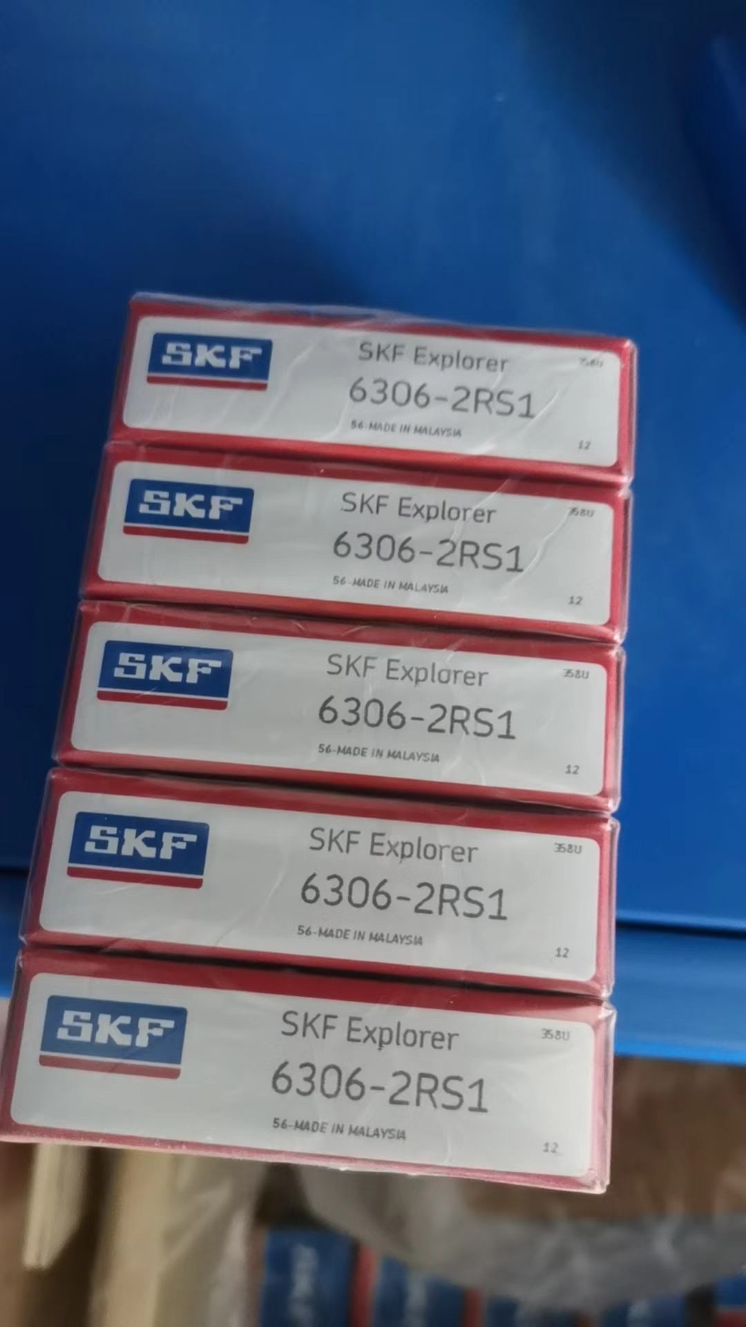 Single Row Deep Groove Ball Bearing 6305 6306 2RS for Restaurant and Printing Shops