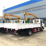 Isuzu ELF XCMG Straight Arm 5 Ton Truck Mounted Crane For Municipal Construction