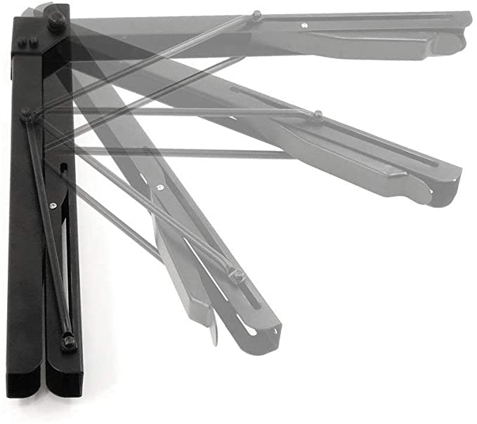 Customized Space Saving Collapsible Shelf Bracket for Bench Table Fold