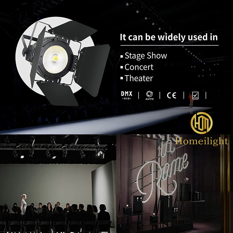 RGBW 4in1 Warm White / Cool White 100W COB LED Par Light For Indoor And Studio Theater