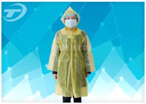 Quality White PE Plastic Raincoat Disposable With Food Grade For Children And Adult wholesale