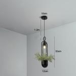 Nordic Iron Pendant Light Home Deco Living Room Dining Room Industrial plant