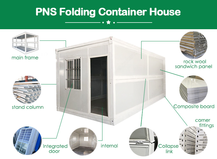 Mini Economic Modular Prefabricated A Frame House Modern Steel Luxury Container Design