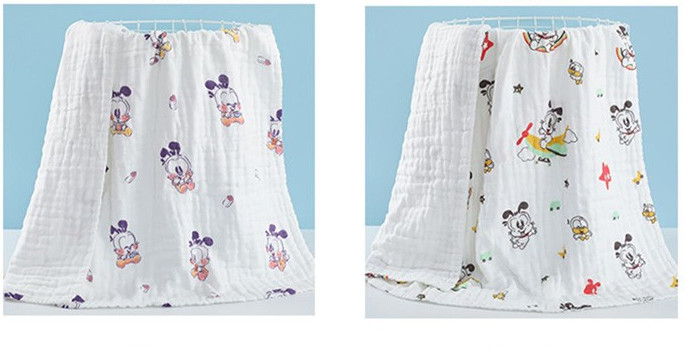 Crepe 40S Floral Cotton Gauze Fabric Tear Resistant Any Color